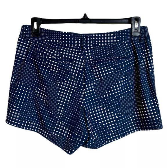 Spanx NWT Midnight Navy/White Polka Dot SUNSHINE Athletic Shorts, Size Medium - Picture 5 of 7